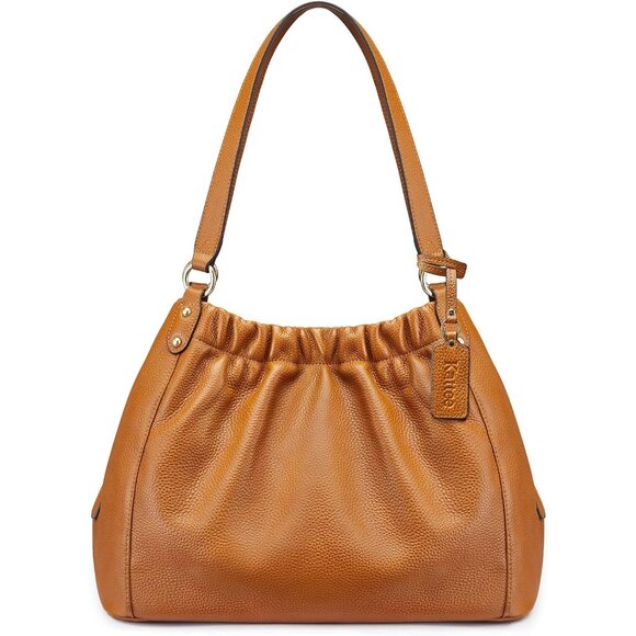 Genuine Leather Purses and Handbags for Women Soft Hobo Shoulder Bags Totes - Picture 8 of 8